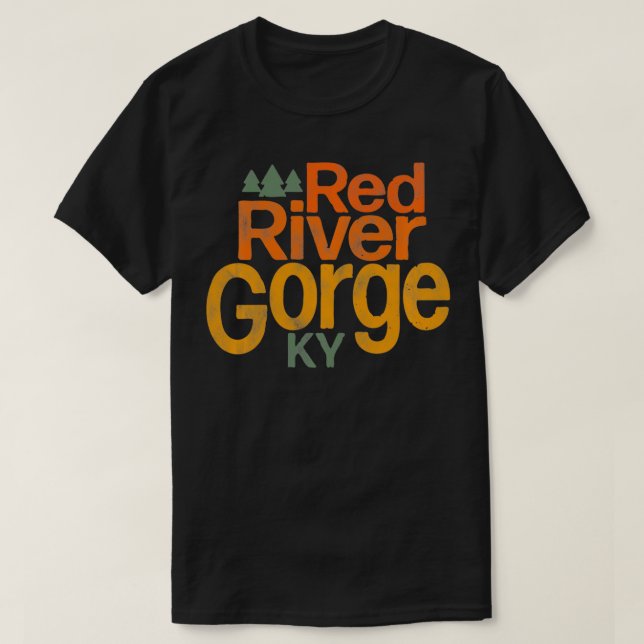 T-shirt Escalade rocheuse pour les grimpeurs de la gorge d (Design devant)