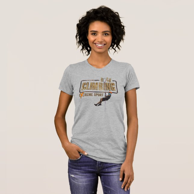 T-shirt Escalade rock | Femme mince (Devant entier)