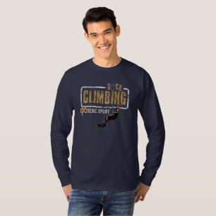 T-shirt Escalade rock   Hommes Long Sleeve