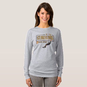 T-shirt Escalade rock Longs manches femmes