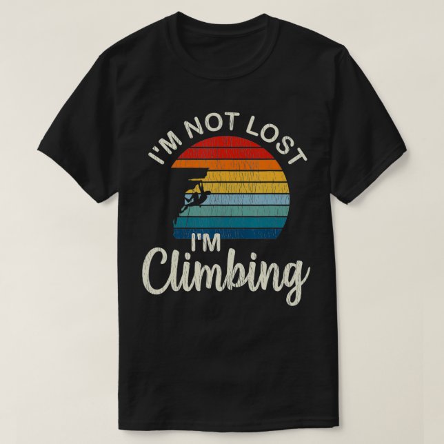 T-shirt Escalade Rock Mountain Climber Cadeaux Escalade (Design devant)