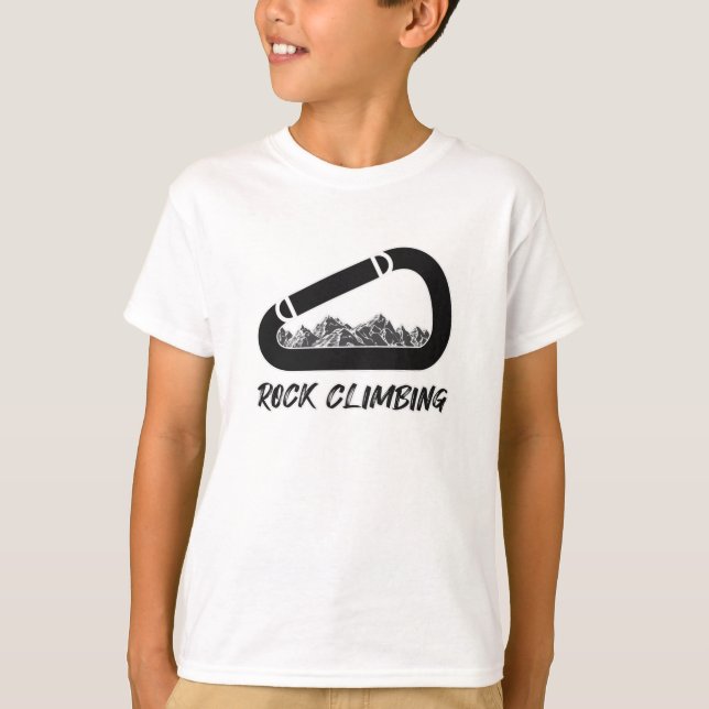 T-shirt Escalade Rock Mountains Climber Climber Randonnée  (Devant)