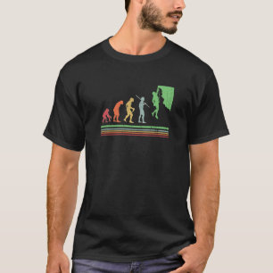 T-shirt Escalade rock rétro Bouldering Hike Climber Evolut