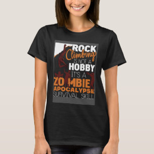 T-shirt Escalade rock Zombie Apocalypse Survival Roc