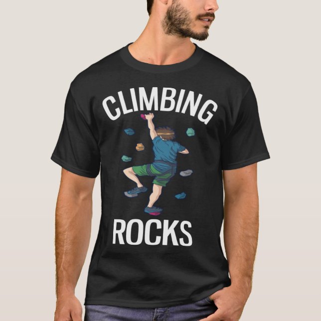 T-shirt Escalade Rocks Escalade intérieure (Devant)