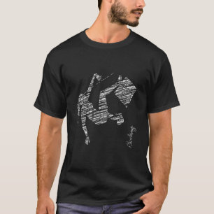T-shirt Escalade silhouette roche alpinisme 18