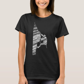T-shirt Escalade silhouette rocher alpinisme 6