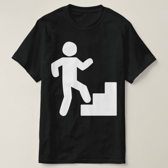 T-shirt Escalade Stairs Tribute Workout (Design devant)