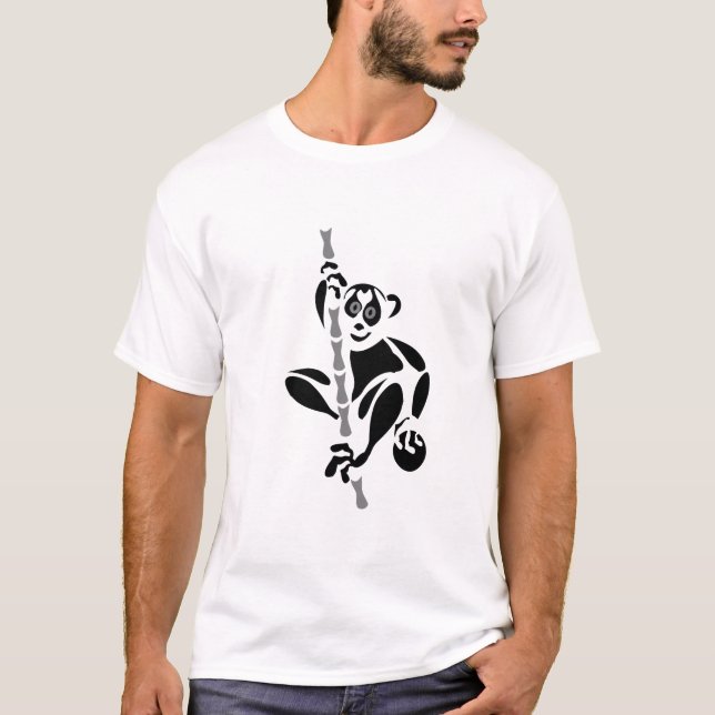 T-shirt Escalade Stencil Slow Loris (Devant)