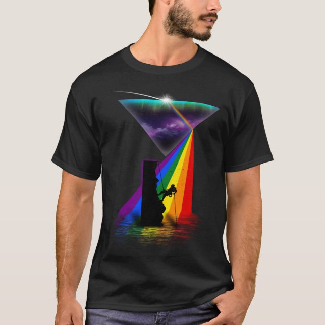 T-shirt Escalade vintage Retro Prism Rock (Devant)