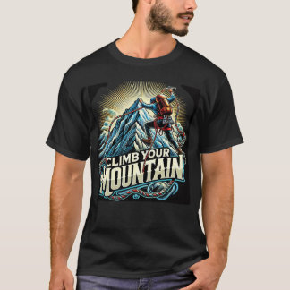 T-shirt "Escaladez Votre Montagne, Embrassez L'Aventure !"