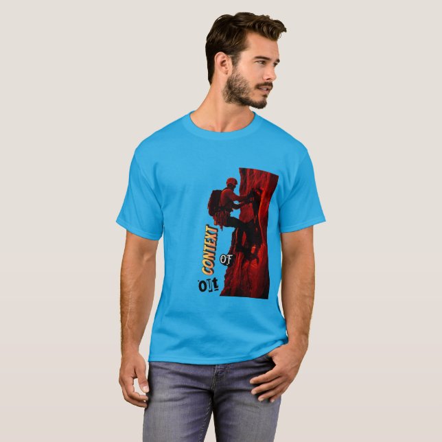 T-shirt Escalador rojo fuera de contexto (Devant entier)
