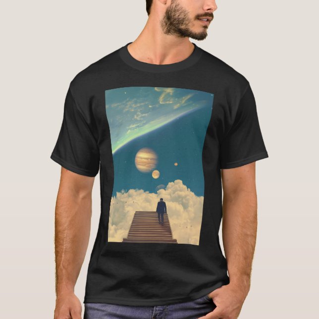 T-shirt Escalier vers le ciel (Devant)