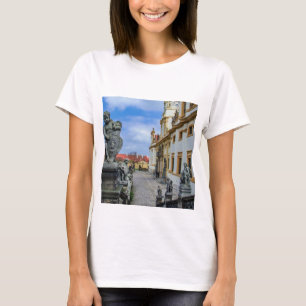 T-shirt Escaliers avec anges en pierre à l'église Loreto P