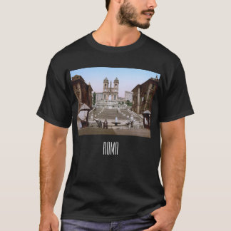 T-shirt Escaliers espagnols à Rome (vers 1900)