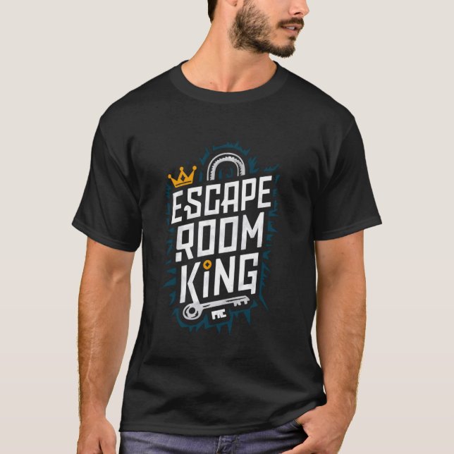 T-shirt Escape Room King Exit Game Escape Room (Devant)