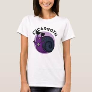 T-shirt Escar goth Funny Cool Goth Snail Pun