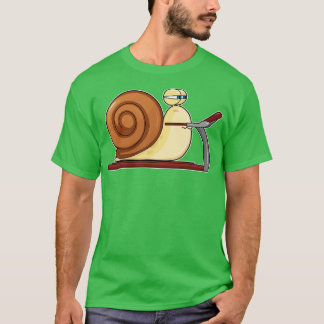 T-shirt Escargot à Jogging sur tapis roulant
