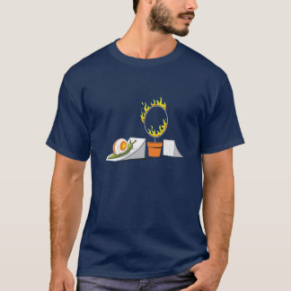 T-shirt Escargot contre le cercle de feu
