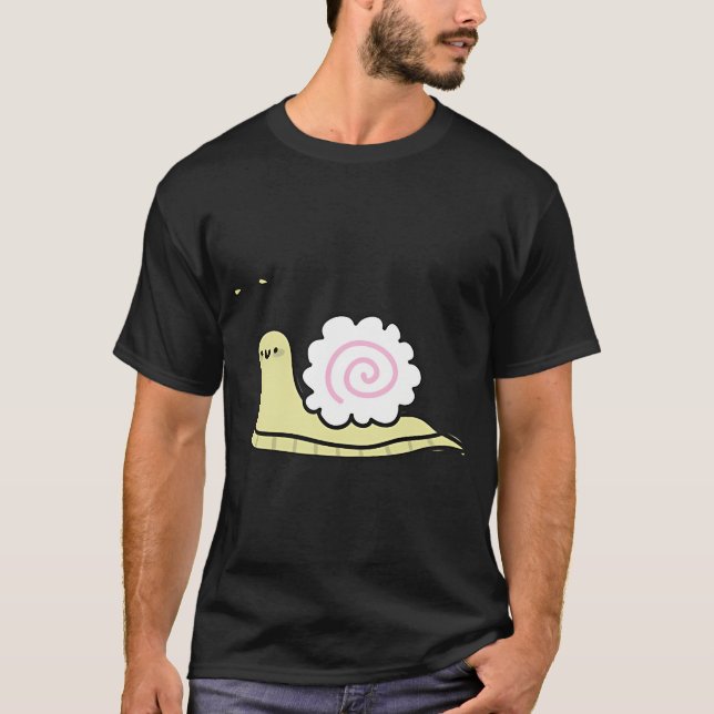 T-shirt escargot de galette de poisson (Devant)