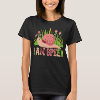 T-shirt Escargot de jardin je suis la vitesse Humour sarca