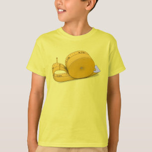 T-shirt Escargot de mesure de bande -