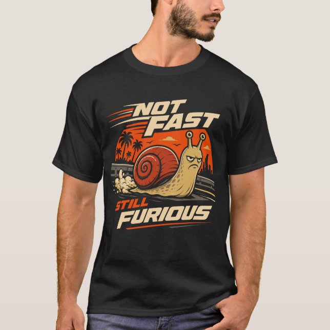 T-shirt Escargot drôle (Devant)