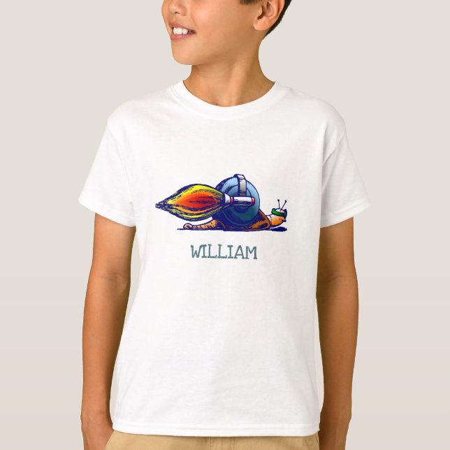 T-shirt Escargot Fusée (Devant)