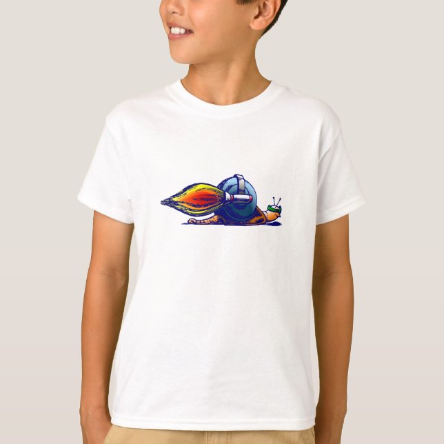 T-shirt Escargot Fusée (Devant)