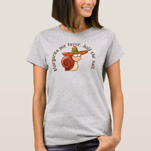 T-shirt Escargot Margarita por faveur, tenir le sel
