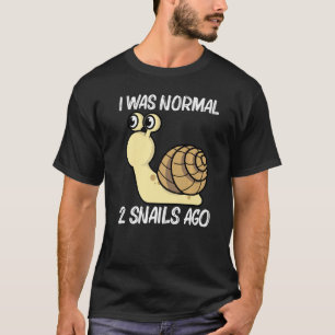 T-shirt Escargot Mignon Pour Hommes Femmes Escargot D'eau