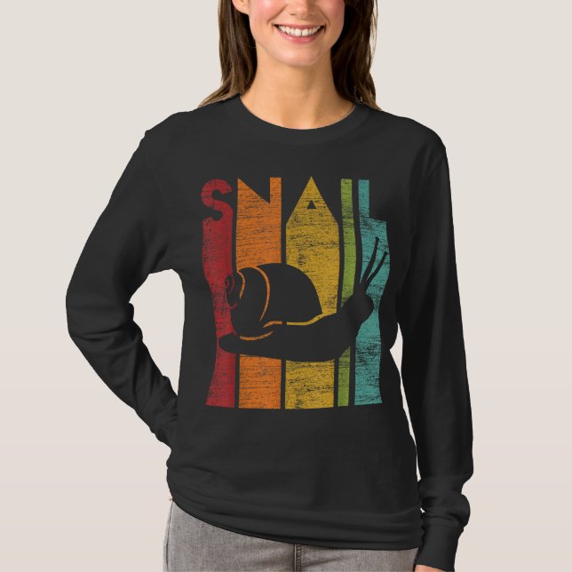 T-shirt Escargot rétro (Devant)