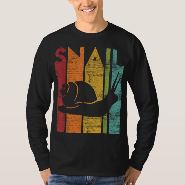 T-shirt Escargot rétro (Devant)