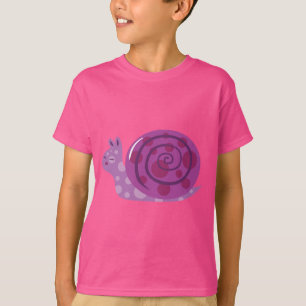 T-shirt Escargot tacheté pourpre