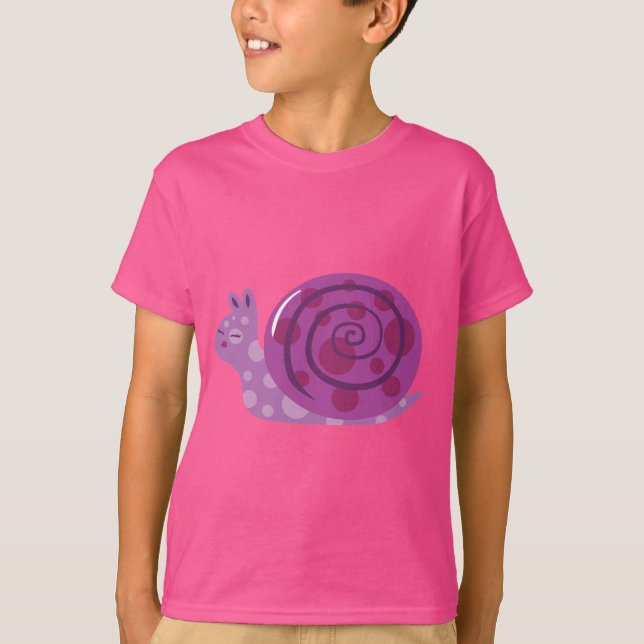T-shirt Escargot tacheté pourpre (Devant)