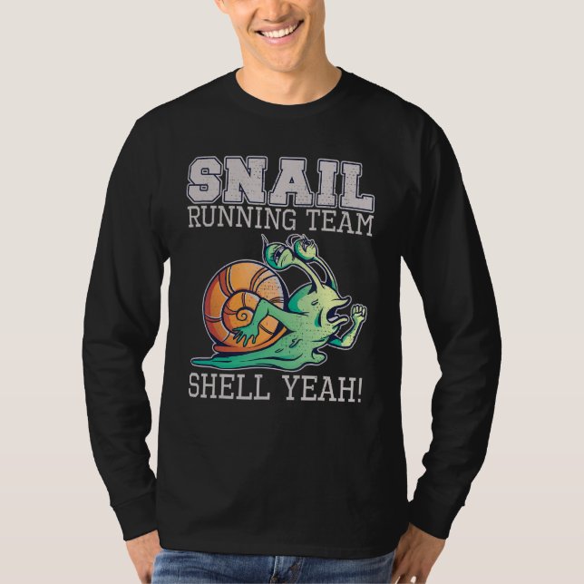 T-shirt Escargot Team Shell Ouais Slow Snail (Devant)
