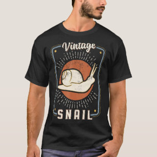 T-shirt Escargot Vintage Retro Classic Animal Love 1