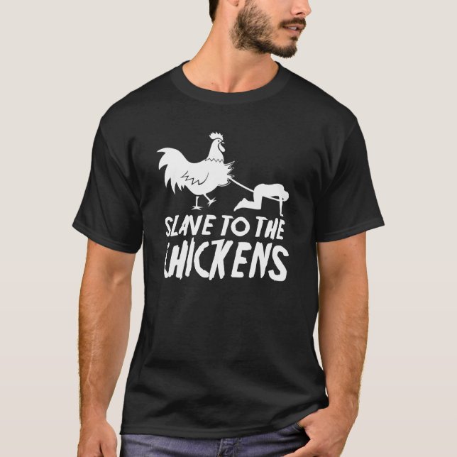T-shirt Esclave aux poulets (Devant)