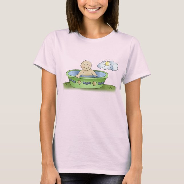 T-SHIRT ESCLAVE ET SPLASH LADIES TEL (Devant)