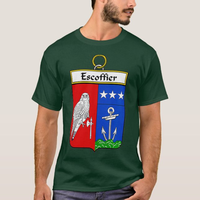 T-shirt Escoffier Armoiries Famille Crest (Devant)