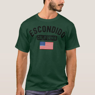 T-shirt Escondido California USA Flag Vintage Cali Bear Sa
