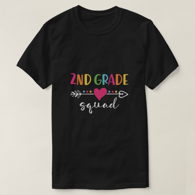 T-shirt escouade de 2e année (Design devant)