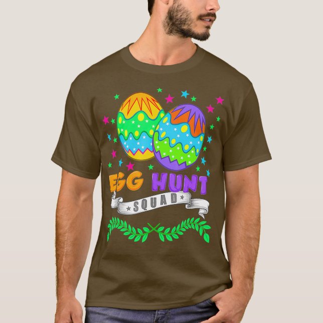 T-shirt Escouade de chasse aux oeufs Célébration Cool de P (Devant)