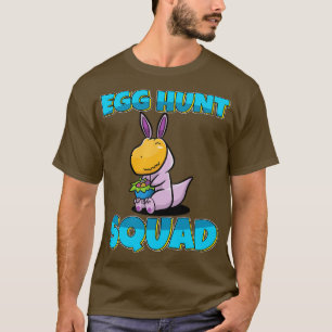 T-shirt Escouade de chasse aux oeufs Cute Dino Oeufs de Pâ