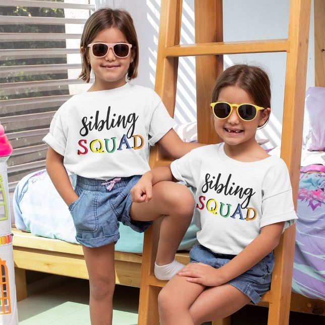 T-shirt Escouade de frères et sœurs (Créateur téléchargé)