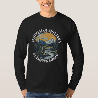 T-shirt Escouade de grenouille du Montana de corail Drôle