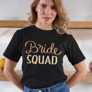 T-shirt Escouade de mariée