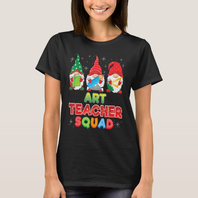 T-shirt Escouade de professeurs d'art Gnomes Gnome Sweater (Devant)