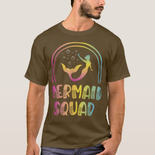 T-shirt Escouade de sirène pour une mariée sirène