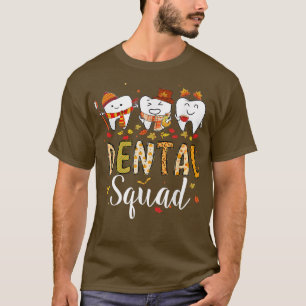T-shirt Escouade dentaire mignonne Dentiste Hygiéniste Aut